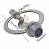 360 Degree Rotation Zinc Zinc Alloy Rain Nozzle Irrigation Sprinkler  Landscape Greenhouse