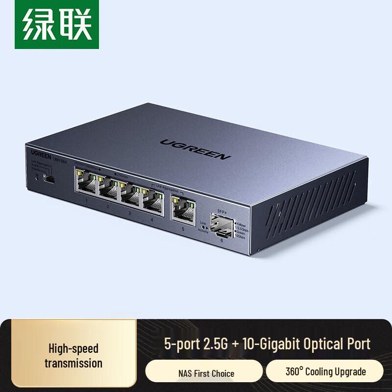 

Мережеві комутатори Ugreen Gigabit та 2.5G Ethernet