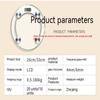 Andy Elektronische Waage Haushaltskörperwaage Intelligente kleine transparente kreisförmige elektronische Waage
