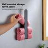 Stainless Steel Towel Rack Single Rod Bath Towel Hanger Multifunctional Tissue Holder  For Home