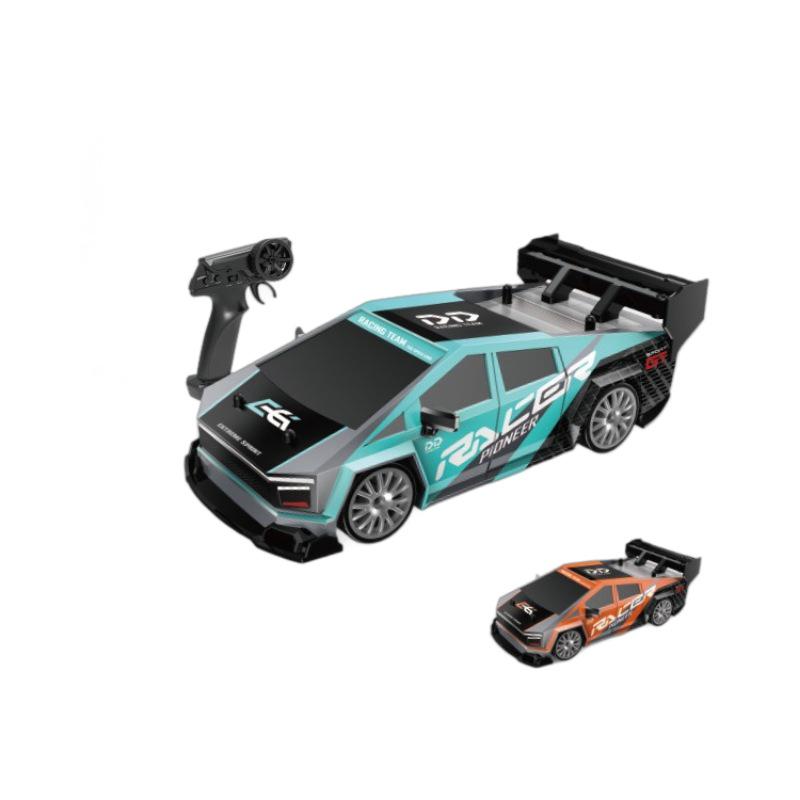 1:24 RC Drift High-Speed Mustang AE86, Four-Wheel Drive Racing Toy Car, Rechargeable Model.