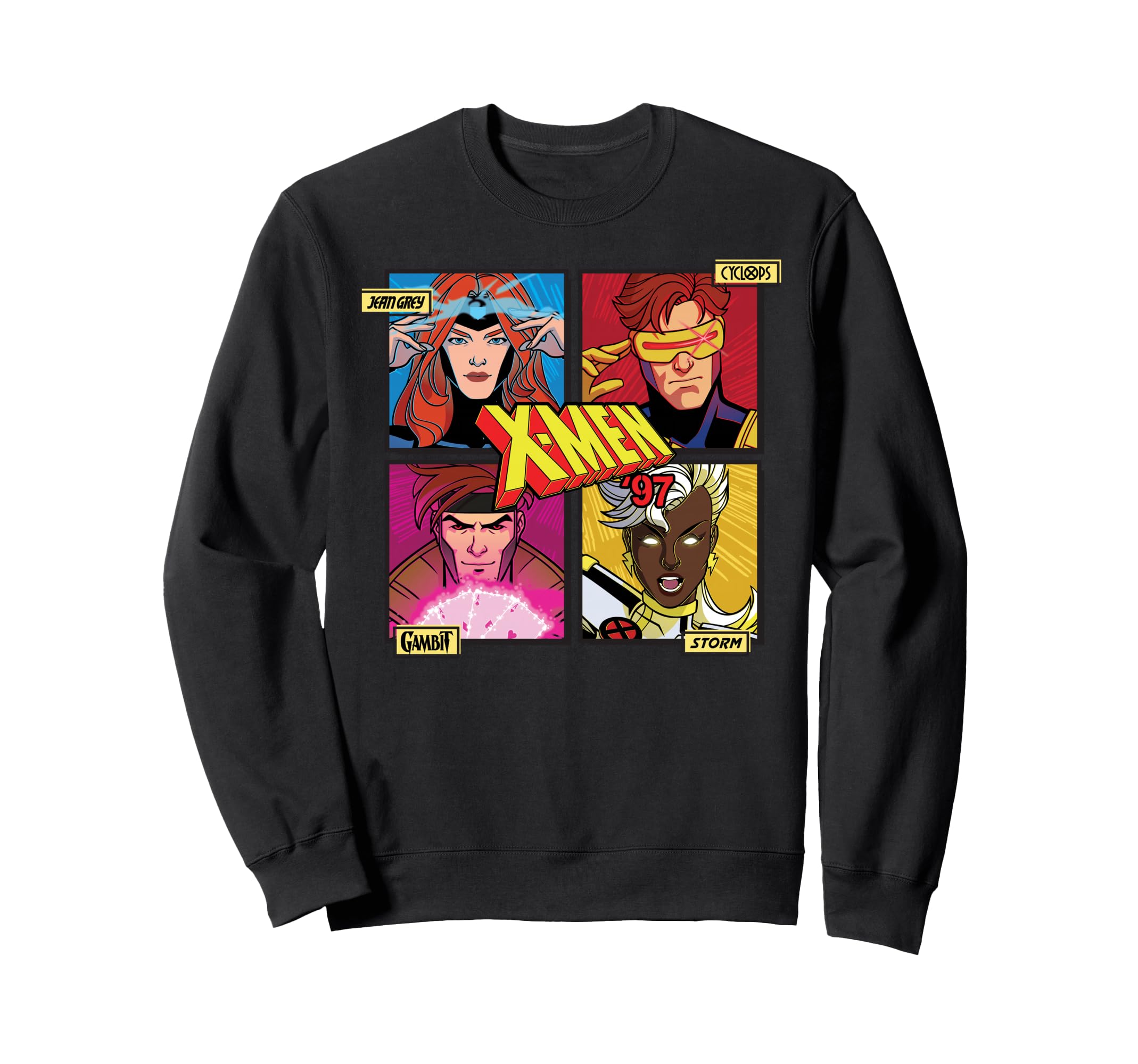 

Marvel Studios X-Men 97 Jean, Cyclops, Gambit, and Storm Logo Sweatshirt