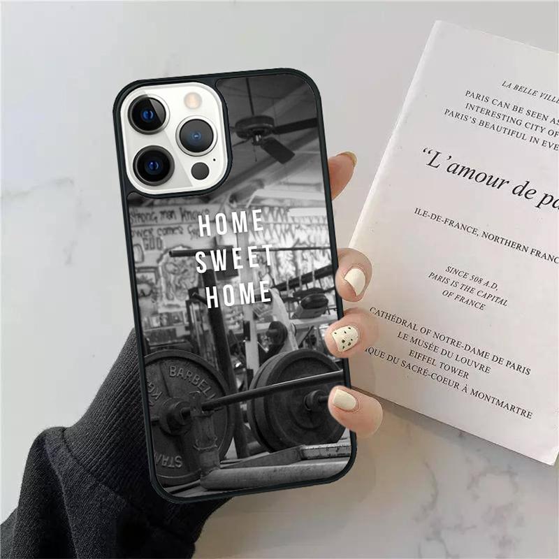 Motivational Gym Fitness Phone Case For iPhone 17 Air 14 15 16 13 12 For Apple iPhone 17 Air Pro Max Plus Coque
