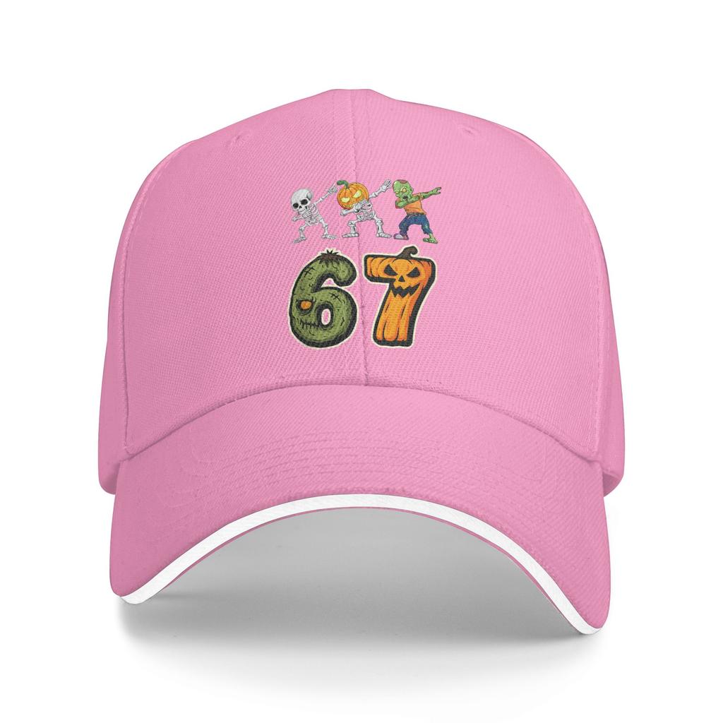 Dabbing Halloween Ragazzi Sei Sette 67 Meme Cappellino da Baseball y2k Carino Cappellino Trucker Estivo Uomini Adulti Escursionismo Pesca Cappellini da Baseball