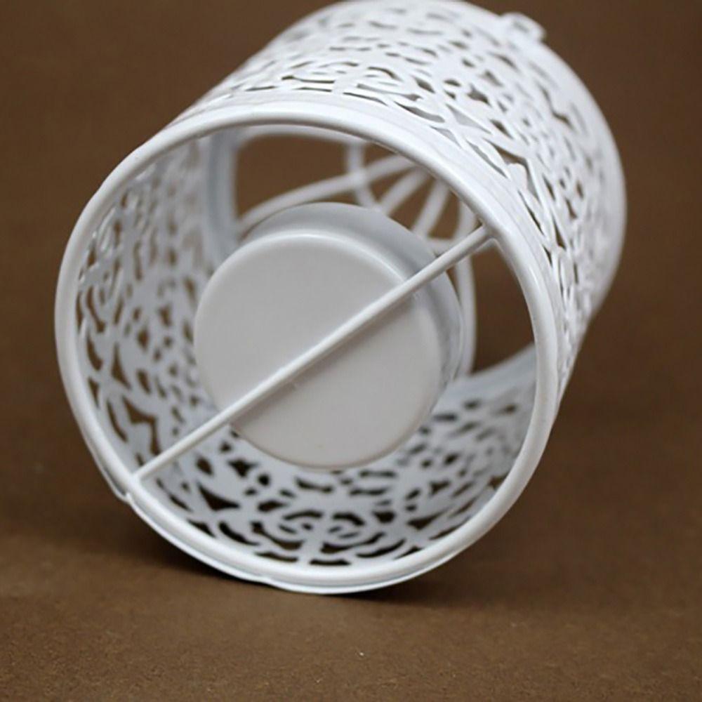 Iron Art Candle Holder Bird Cage Desktop Ornament Craft Wedding Ornament