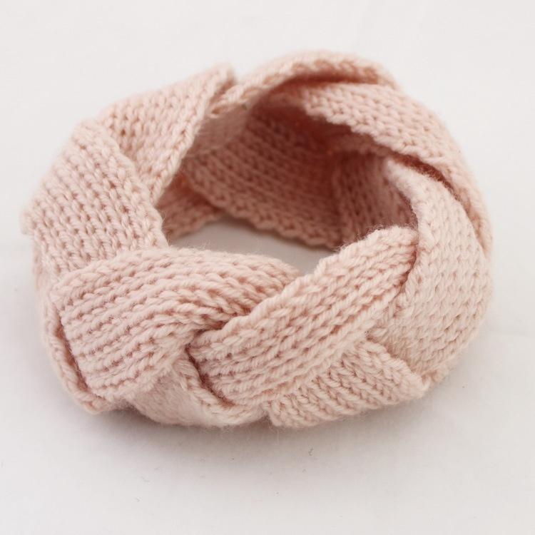 Knitting Wool Braided Hair Band Head Headband Hair Barrette