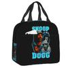 Custom Snoop Dogg Goes Jesus Insulated Lunch Bag Outdoor Picnic American Music Rapper Resuable Thermal Cooler Lunch Box Women