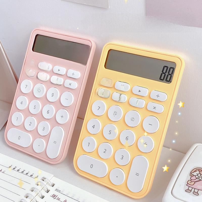 Pastel Goddess Style Calculator - Trendy Office Supplies for Girls