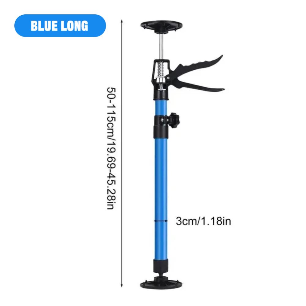 Telescopic Steel Support Rod Adjustable Hand Jack Bracket for Cabinet Lifting Heavy-Duty Shelf Holder Kitchen Bathroom Vanity