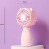 2025 New Hot-Selling Student Cartoon Handheld USB Fan with Large Lithium Battery and Lanyard