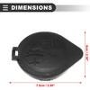 Motoforti Windshield Washer Fluid, Reservoir Bottle Tank Cap, for Toyota RAV4 2012-2018, Plastic, No.85316-48060, Black