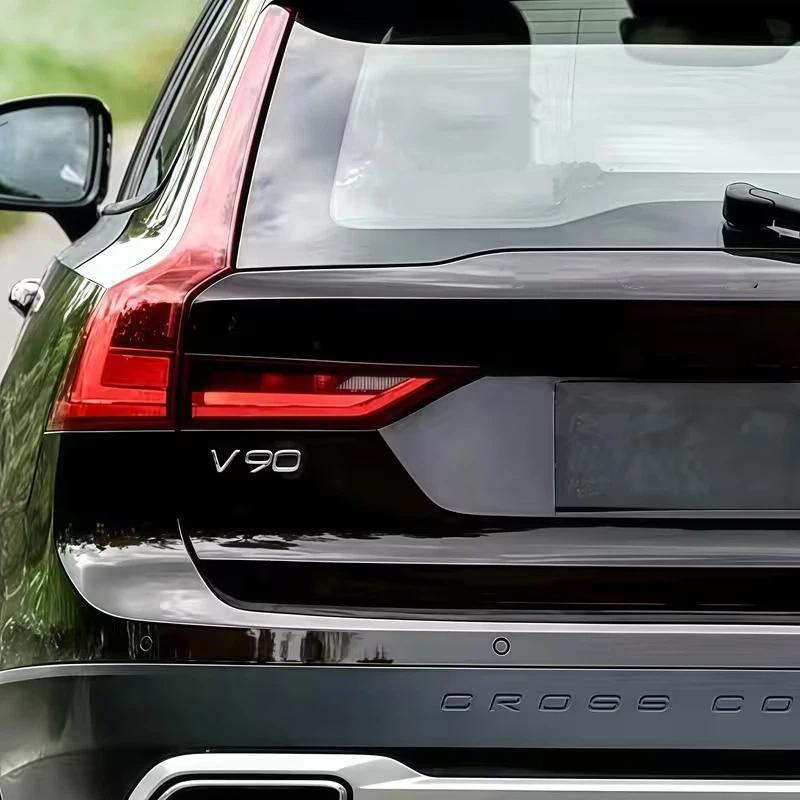 1 Stück 3D ABS Heckklappen Buchstaben Logo Emblem Abzeichen Aufkleber V40 V50 V60 V70 V90 Zubehör