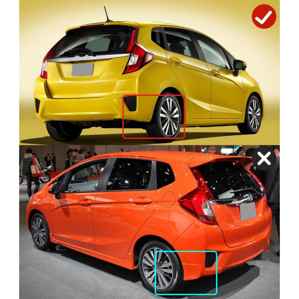 4 STÜCKE Auto Schmutzfänger Spritzschutz Kotflügel Auto Schmutzfänger Kompatibel mit HONDA FIT JAZZ GK5 MK3 2014 2015 2016 2017