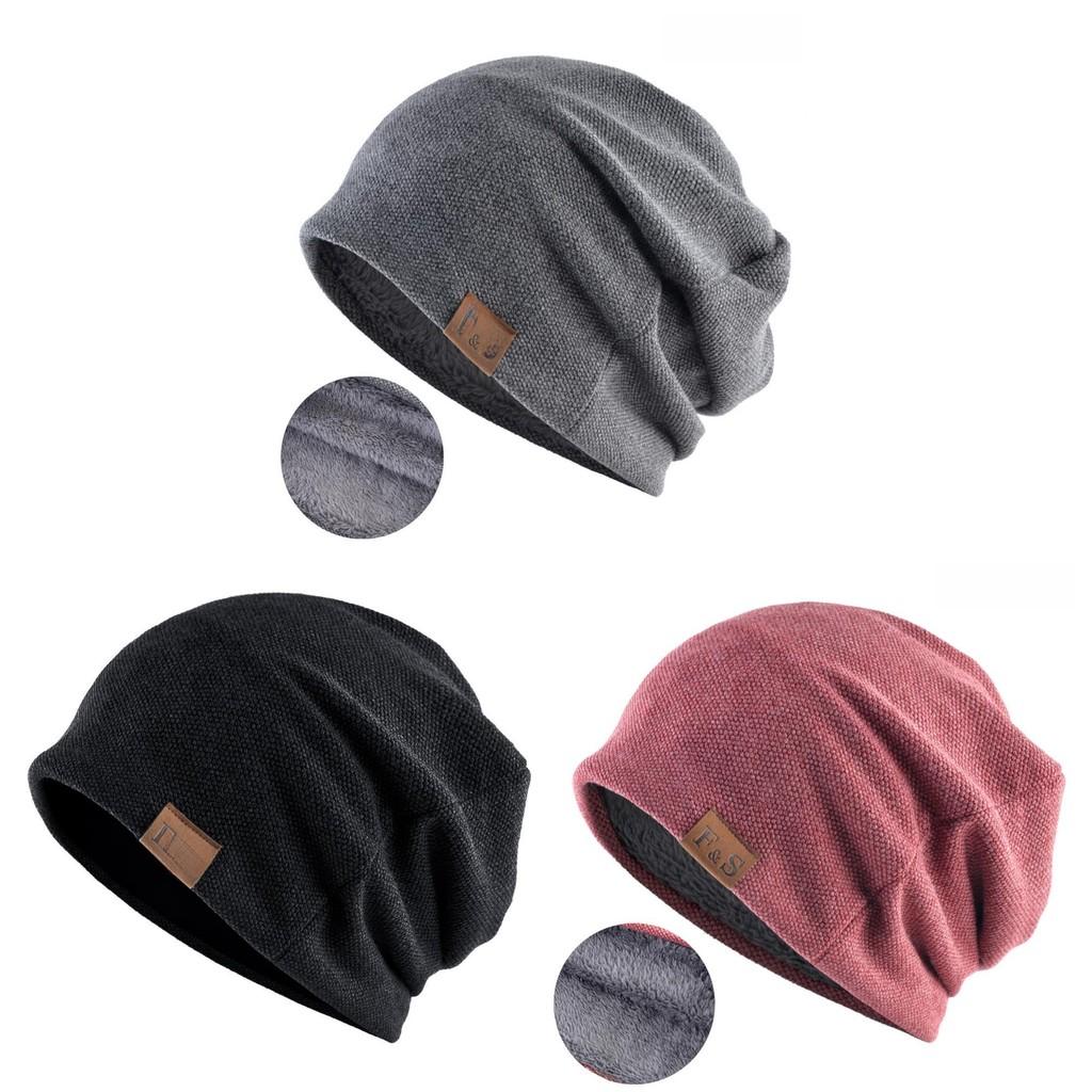 Cotton Knit Beanie For Winter With Windproof And Breathable Features For Men And Women