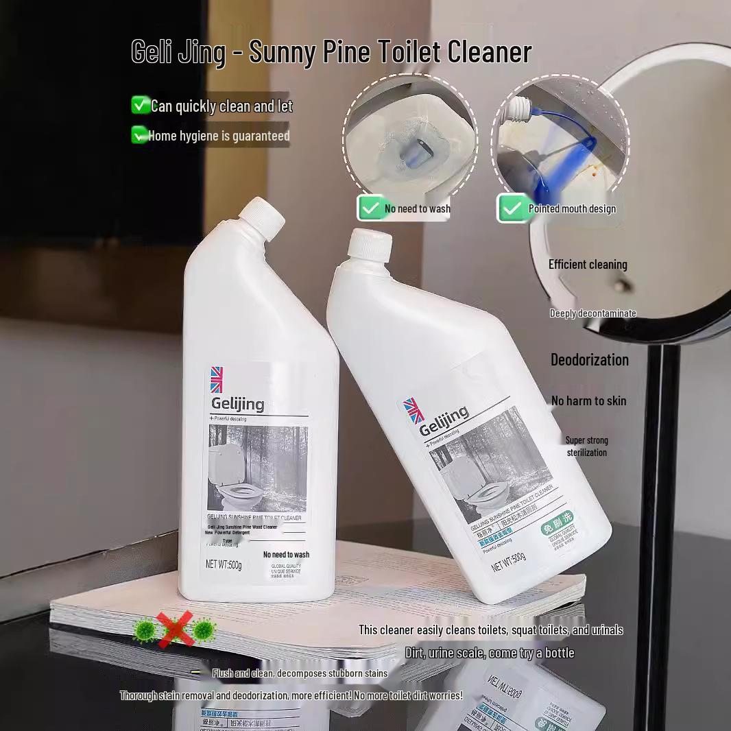 

Geli Jing Sunlight Pine Toilet Bowl Cleaner & Descaler Deodorizer N/A