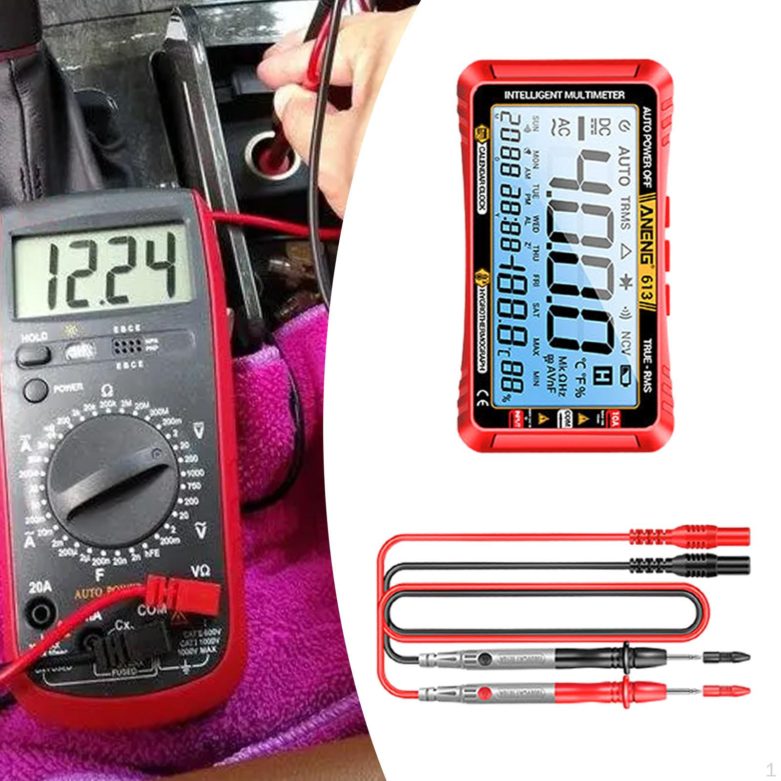 

Мультиметр, будильник, багатофункціональний лічильник, цифровий дисплей, календар, термометр, гігрометр для червоний