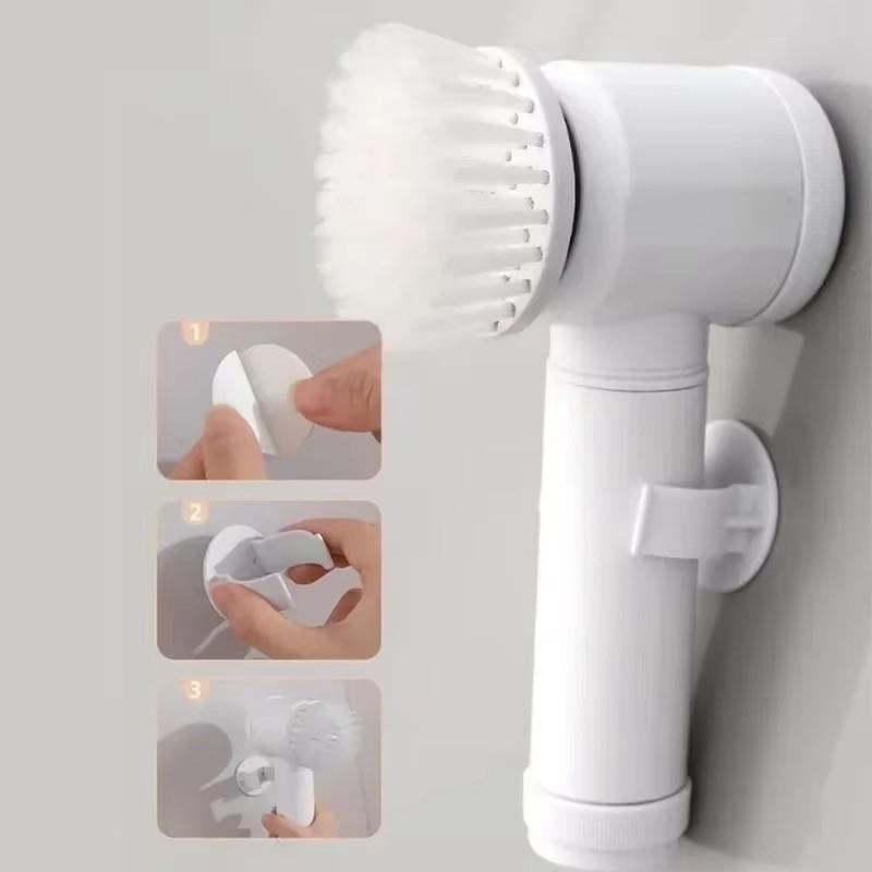 6pcs/Set Electric Multifunction Cleaning Brushes for Bathroom and Kitchen Bathroom Product Kitchen and Household BathroomTool