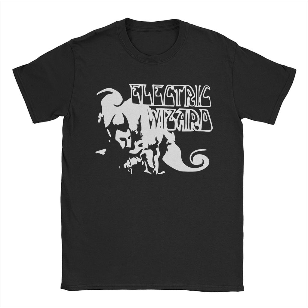 Men Women Electric Wizard  Dopethrone Old School UK Doom Stoner Metal T Shirts Pure Cotton Clothing Short Sleeve Tees TShirts