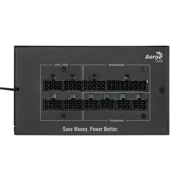 Bloc d'alimentation - aerocool - mirage gold - 650 w - 80 plus gold - condensateurs japonais