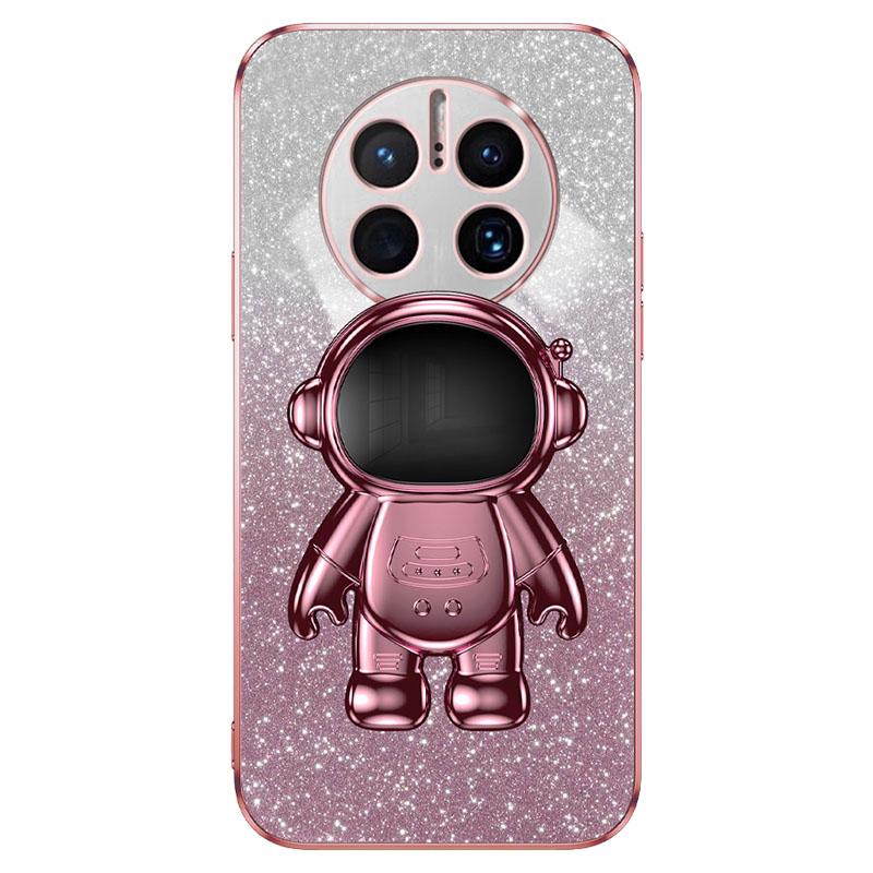 For Huawei Mate 50 Pro 4G PC+TPU Case Astronaut Kickstand Phone Cover