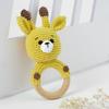 Creative Hand-Knitted Rattle 0-1 Year Old Baby Rattle Toy Child Soothing Can Bite Hand-Held Rattle Gift