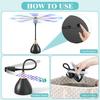2PC/3PC Fly Repelling Fan, USB Interface Insect Repelling Fan, Portable Table Fan, Suitable for Picnics Gatherings, Barbecues