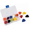 50Pcs Folk Guitar Pick Set Practical Comfortable Hand Feel Frosted Finish Mirror Finish Guitar Pick Kit