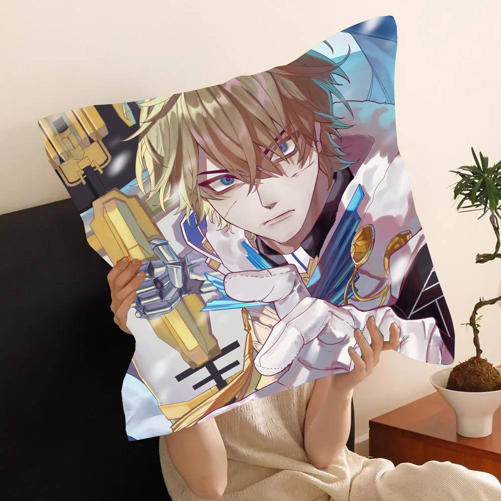 Gepard Landau Game H-Honkai Star Rail Pillow Case Fashion Square Pillowcase Bedroom Sofa Room Ins Decoration Leisure