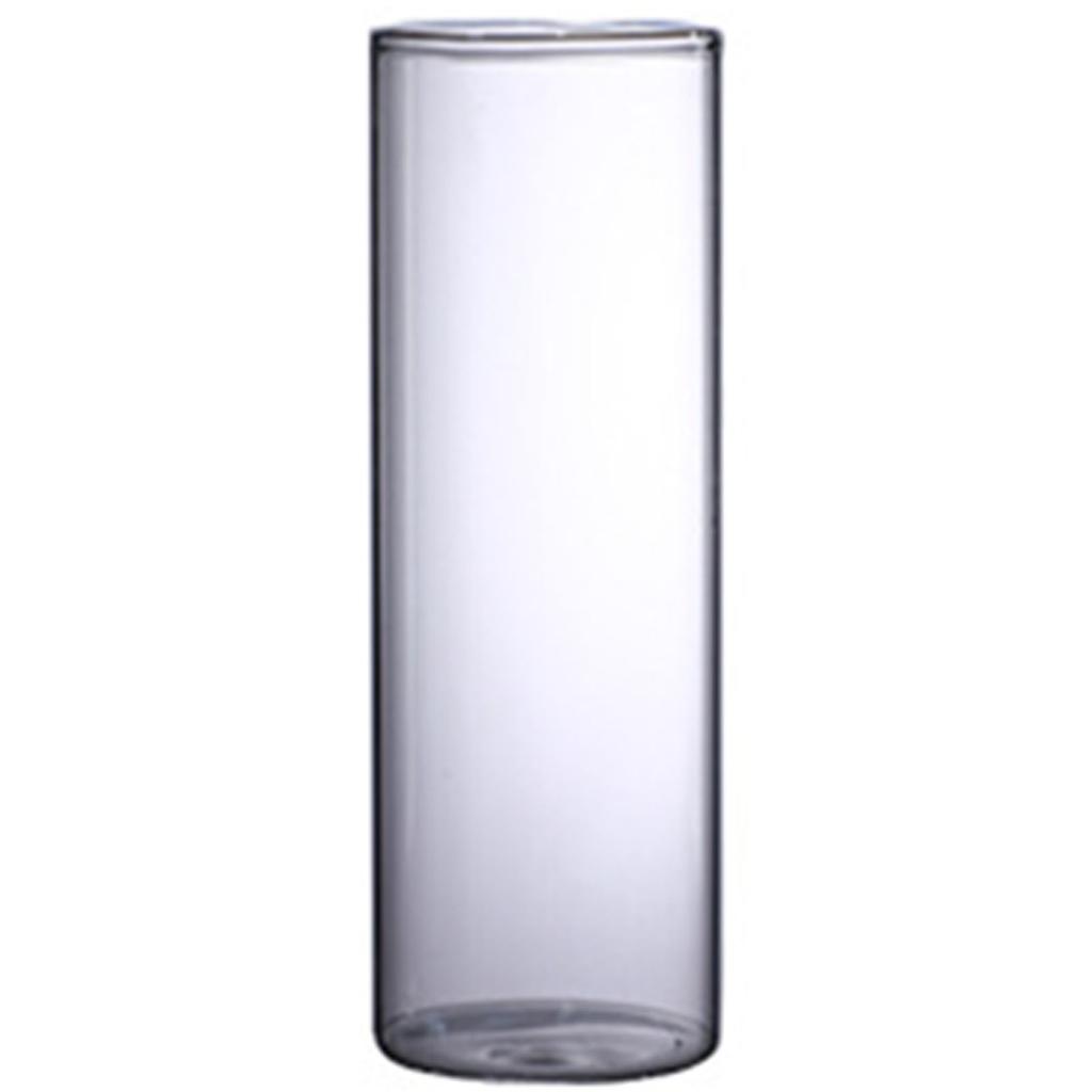Clear Glass Flower Vase Tabletop Borosilicate Vases Floral Arrangements for Home Office Wedding Table
