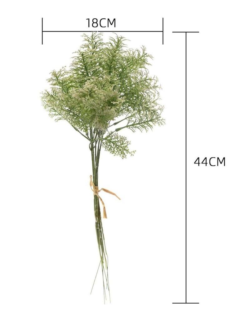 2 Bundles Artificial Wormwood Herb Plant Suitable for Wedding Windowsill Home Desk Party Decoration