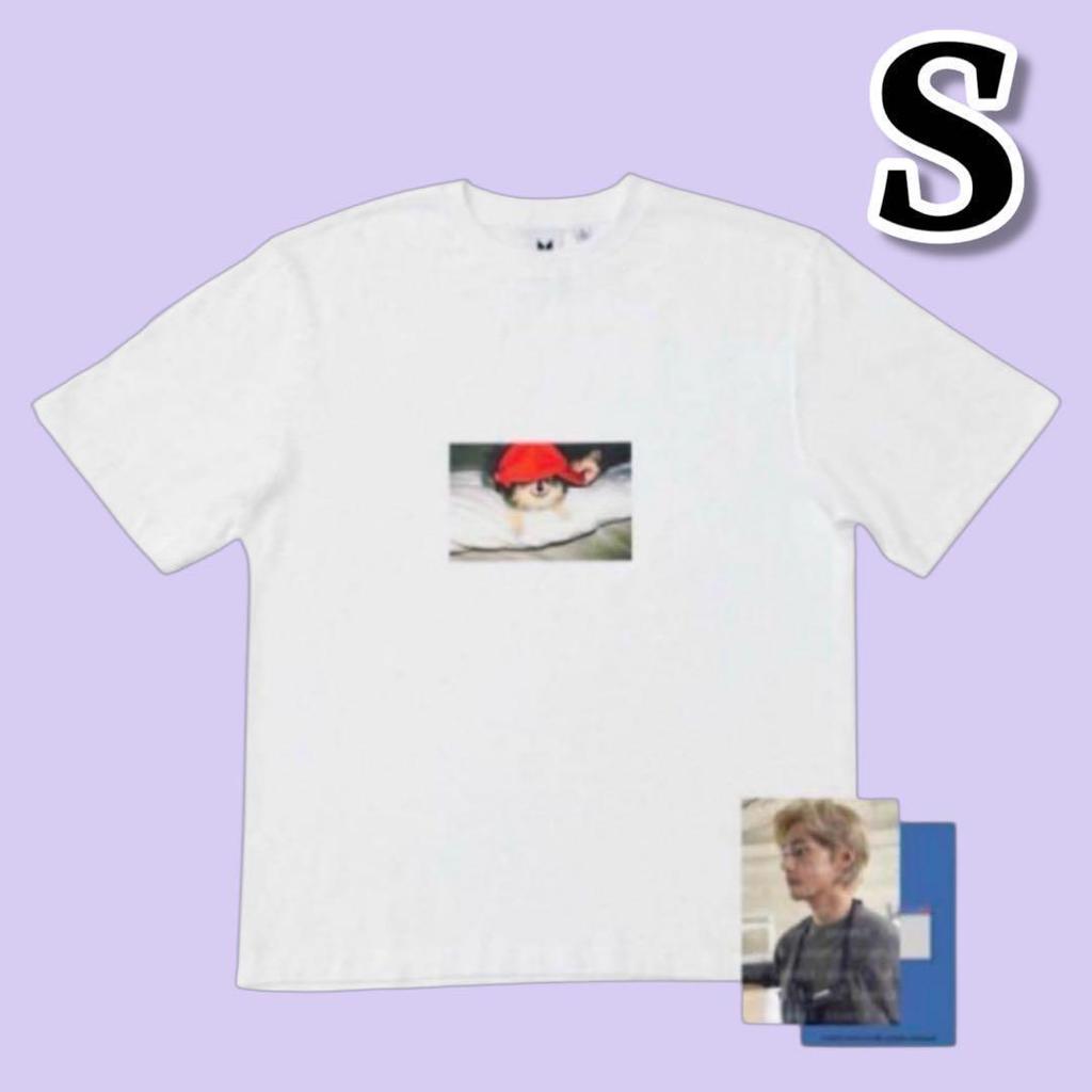 [USED] Last One Left: BTS V LAYOVER Yeontan T-shirt, Size S, with Trading Card