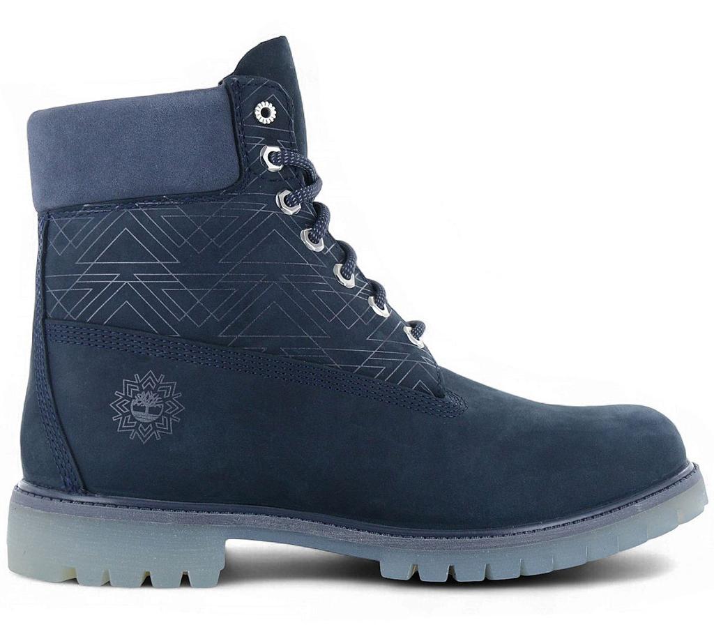 Timberland Premium 6 Inch Boots WP Waterproof - Men's Winter Boots Leather Blue TB0A2P6W-W06 ORIGINAL
