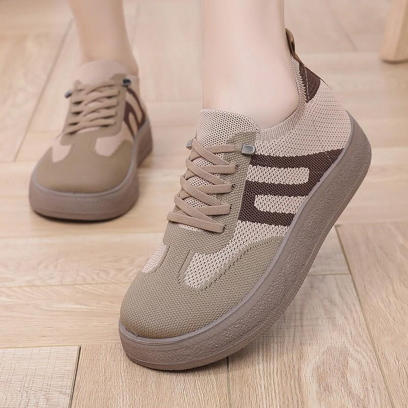 Shoes Women's Flat-bottomed Casual Matte Board Shoes Spring and Autumn New Sports Versatile Retro Forrest Gump Shoes Single Shoes Fashion Women's