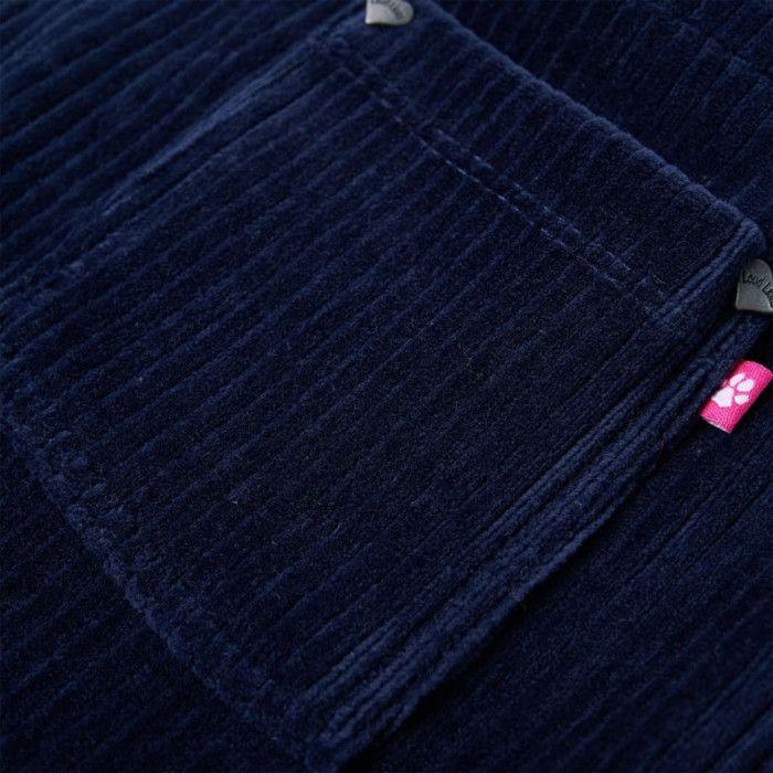 Salopette robe - vidaXL - Enfant - Velours côtelé - Bretelles ajustables - Poches utilitaires