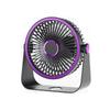 Portable USB Mini Clip Fan with Light for Home, Office, Dorm