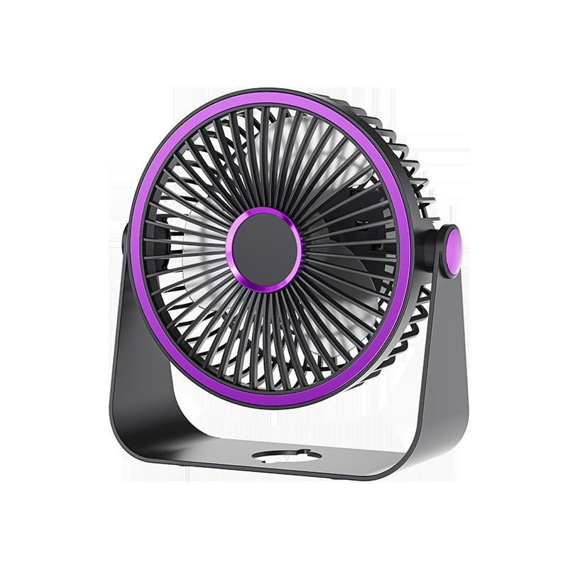 Portable USB Mini Clip Fan with Light for Home, Office, Dorm