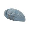 Washed Trendy Denim Beret Hat For Women And Men In Retro Design With Embroidery Unique