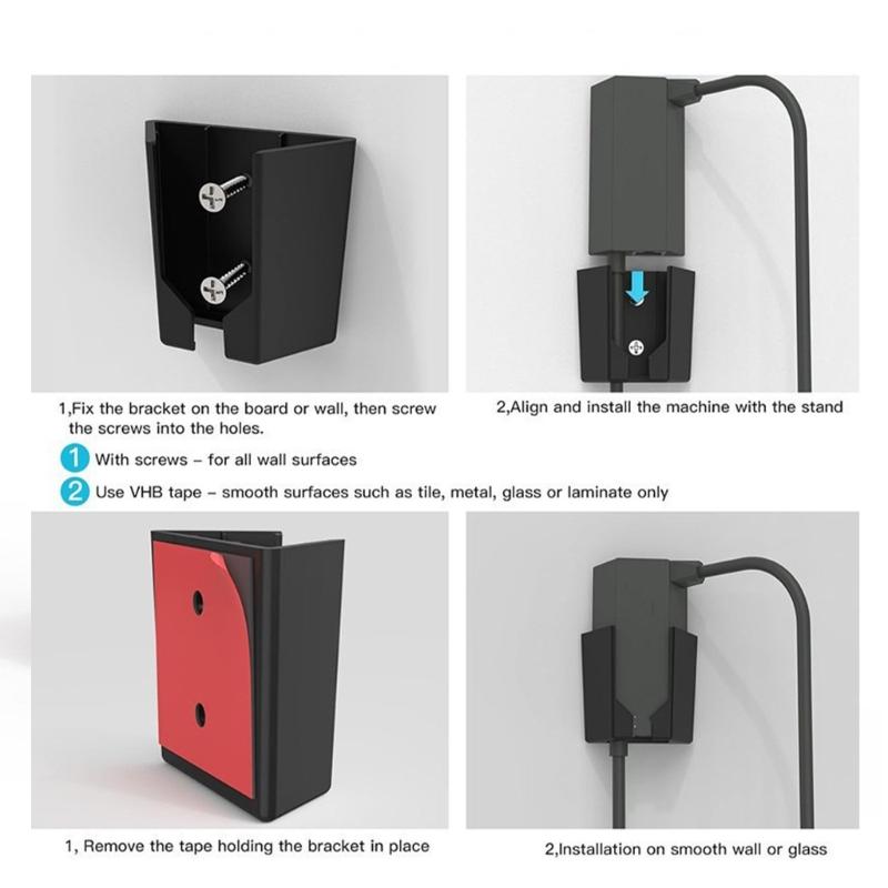 ABS Wandhalterung für V2 Adapterhalterung mit Schrauben Einfache Installation für V2 Zubehör