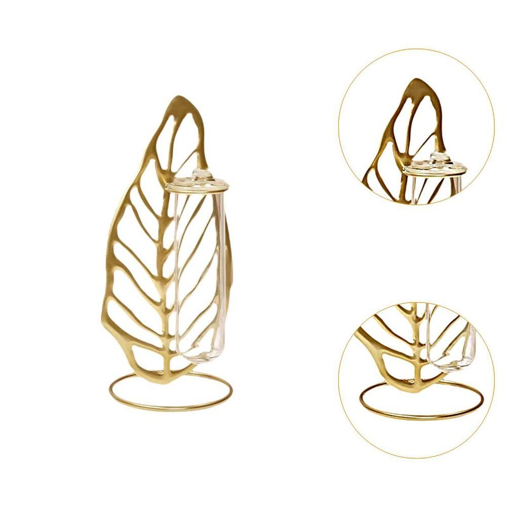 Iron Art Hydroponic Flower Vase Stable Desktop Vase High-value Nordic Vase Ornaments  Living Room