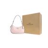 Coach Teri 24 Removable Shoulder Strap Leather Shoulder Bag Medium Pink Women Shoulder Bag CY774-SVB5