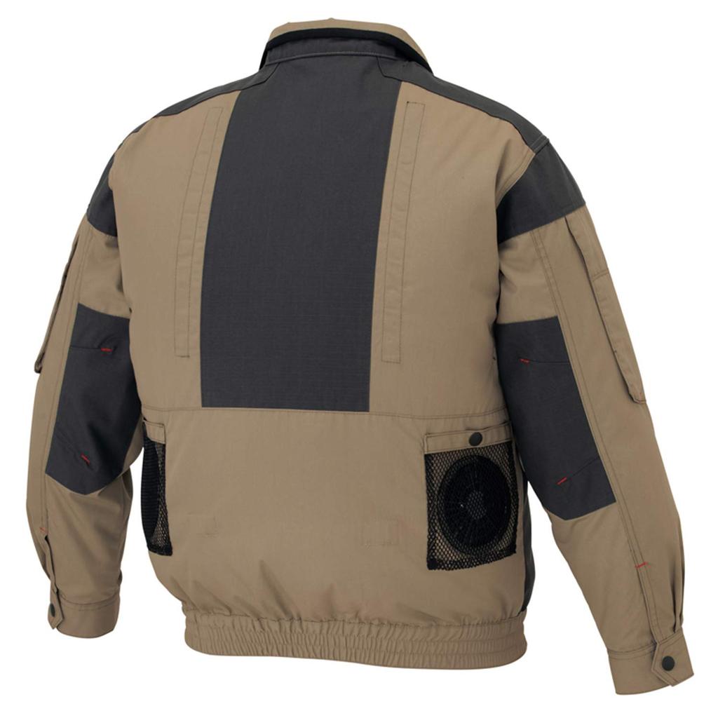 Aitos Long Sleeve Blouson Conditioned Clothing AZ30589 025 Khaki SS (Air TM) (Unisex)