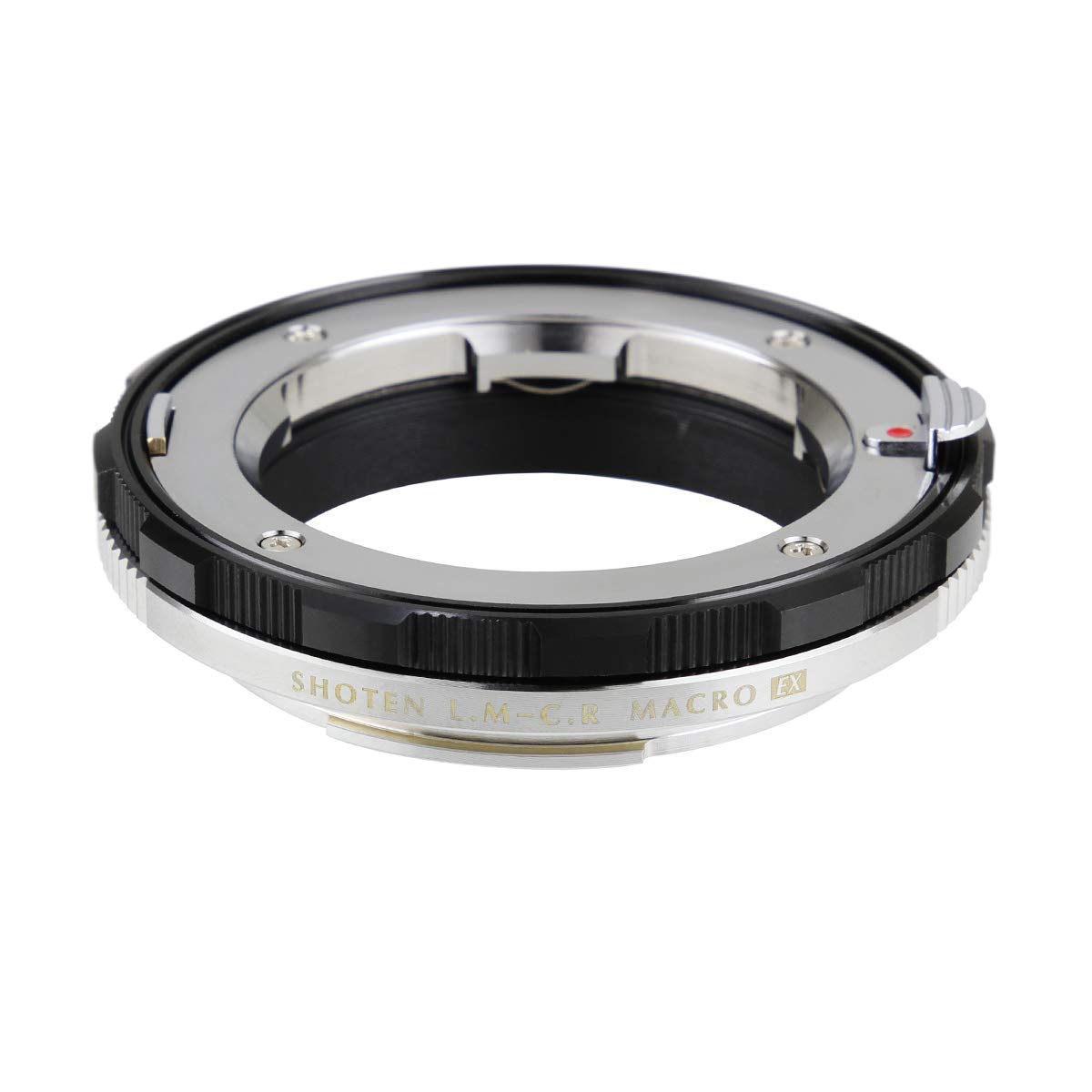 

SHOTEN Mount Adapter M M mount lens Canon RF mount with black LM-CR (EX) (B) (Leica conversion) helicoid,