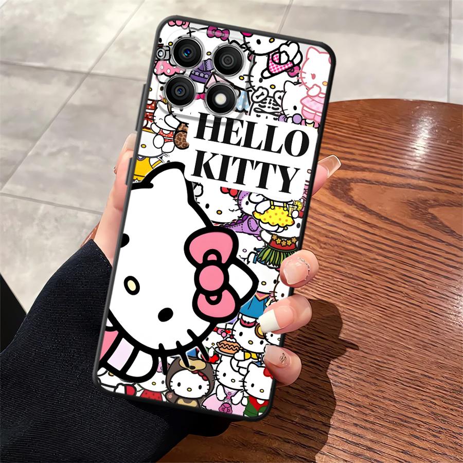 

Case for Huawei P Smart 2019 P20 P40 Lite P30 P20 Pro P20 Lite 2018 Funda Phone Cover Cartoon Hello K-Kittys Huawei P smart 2019