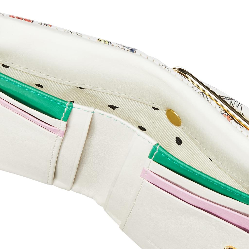 Bifold Wallet Billfold Clasp Natural Love White [Tsumori Chisato] Women's