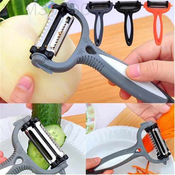 3 In 1 Rotierenden Cutter Gemüse Cutter Obst Schäl Messer M30