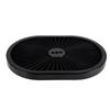 New High Flow Chrome 12"x2" Oval Air Cleaner Filter Assembly 5-1/8" Carb Neck W/ Flow-Thru Lid for GMC Chevy Ford Chryler Dodge