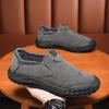 Men's Summer 2024 Waterproof Low-Top Leather Safety Boots - Non-Slip, Wear-Resistant Outdoor Casual Work Shoes