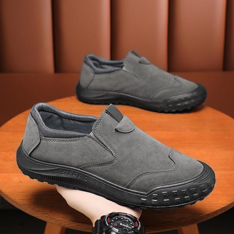 Men's Summer 2024 Waterproof Low-Top Leather Safety Boots - Non-Slip, Wear-Resistant Outdoor Casual Work Shoes