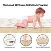 Large Foldable Baby Play Mat Made of Eco-friendly EVA Material Non-slip and Protective Suitable for Children Infant and Toddlers