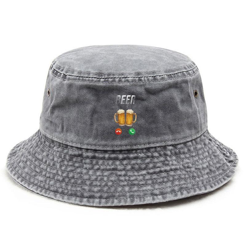 Customize Cotton Washed Bucket Hat Vintage Fishing Hat for Men Sun Protection Outdoor Social Drinking Cap Friendship Streetwear